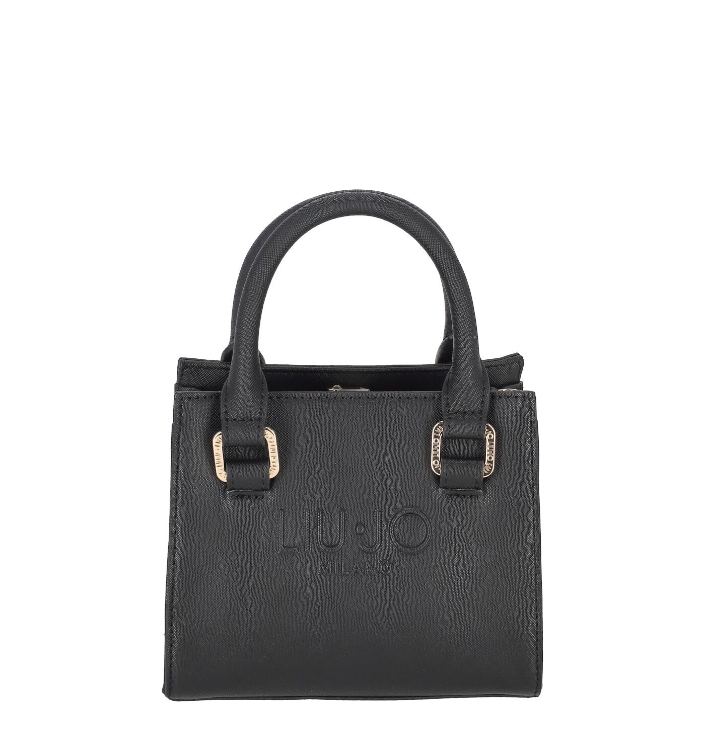 Borsa mini a bauletto con chiusura a zip e tracolla regolabile