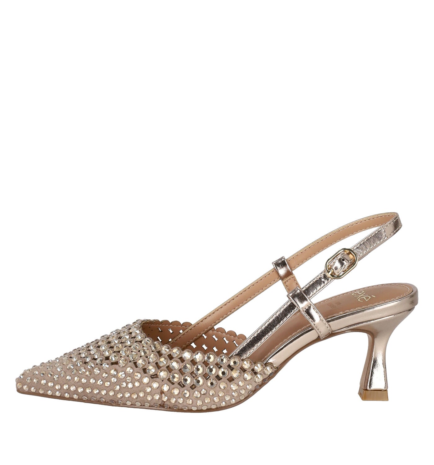 Chanel laminato con swarovski, tacco alto 6cm ALISA