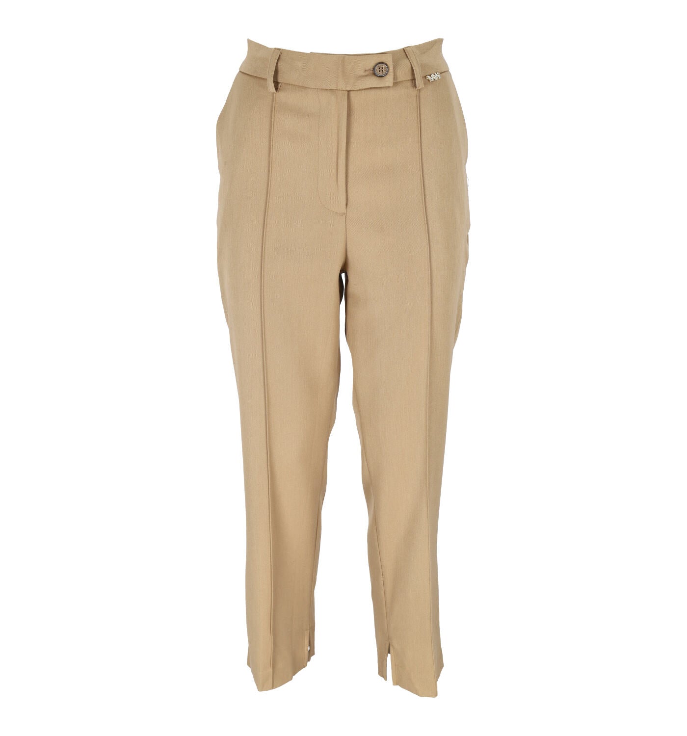 Pantalone tasche america alta vita, fondo sigaretta