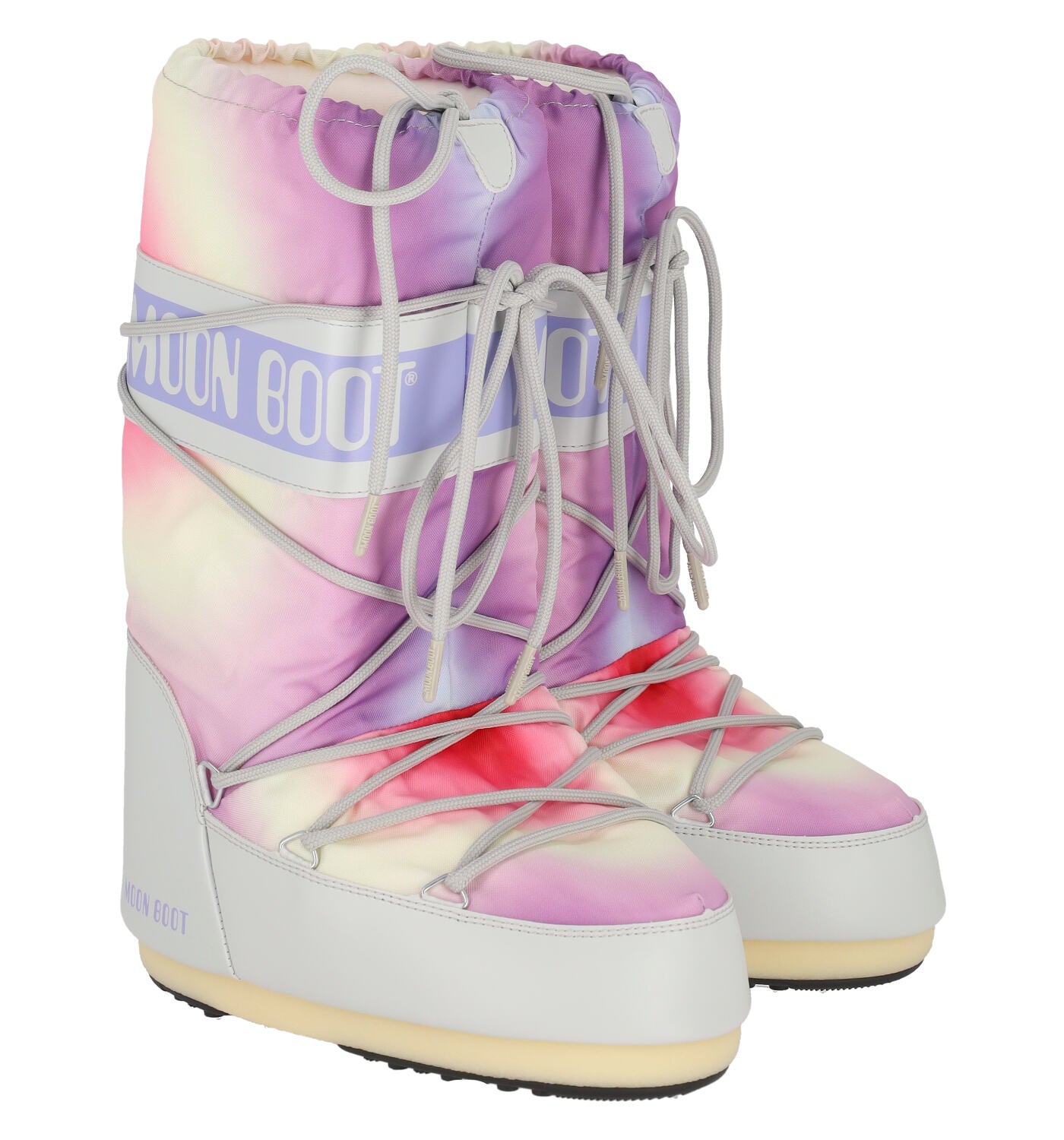 Dopo ski alto in nylon tie dye